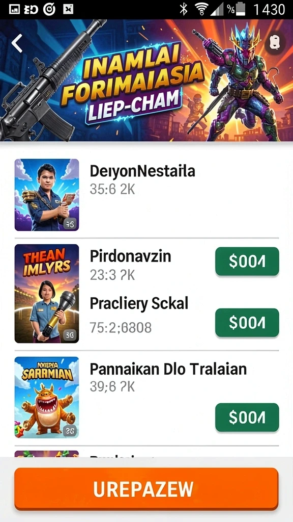 Tampilan antarmuka pengguna yang modern dan mudah digunakan.
