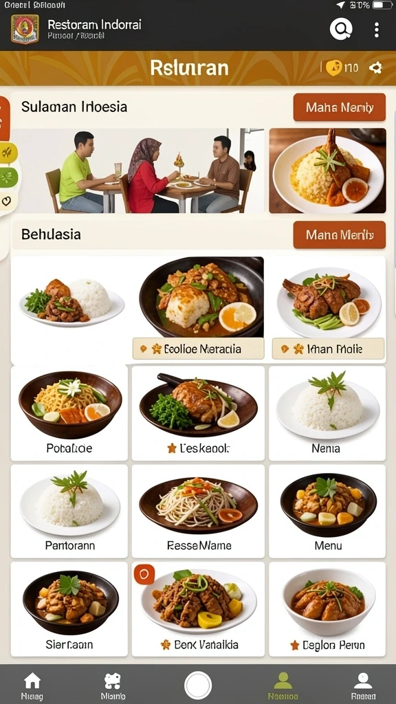 Tampilan antarmuka yang menarik dan mudah digunakan.