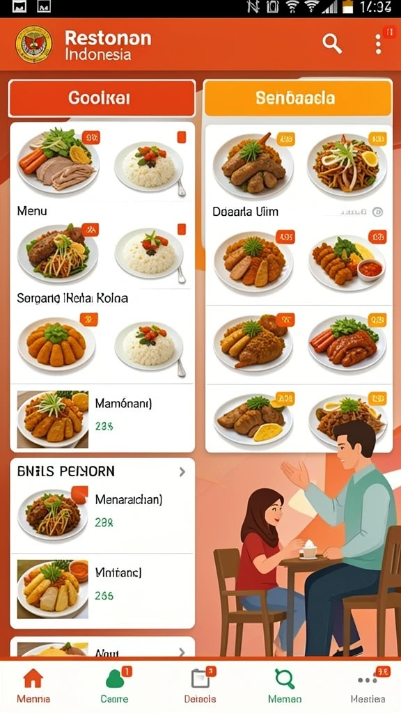 Karakter yang unik dan beragam pilihan.