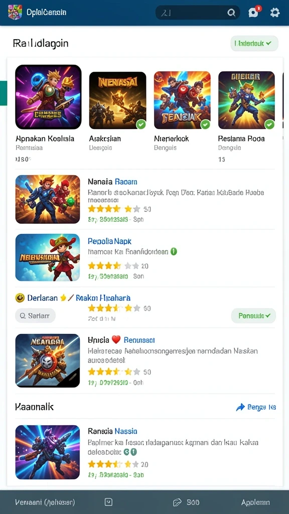 Level permainan penuh warna dan detail yang menawan.