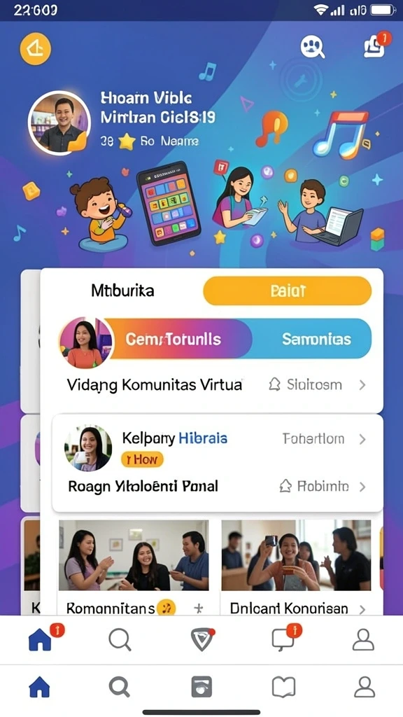Fitur kolaborasi yang memudahkan interaksi antar pemain.