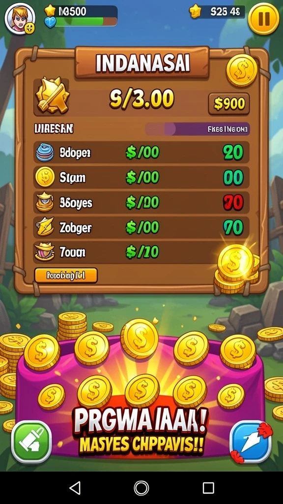 Sistem reward yang memotivasi untuk bermain.