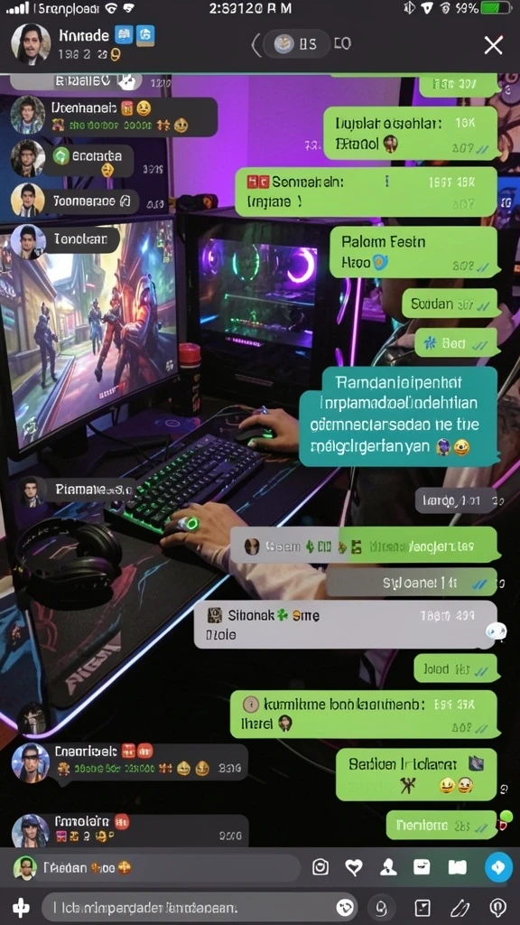 Komunitas aktif yang mendukung interaksi antar pemain.