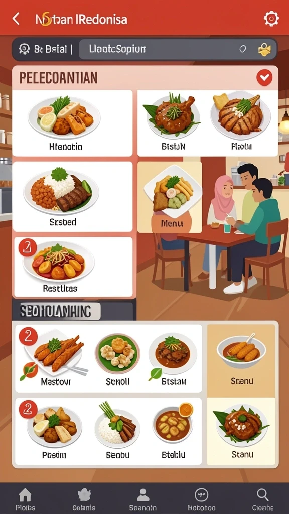 Antarmuka pengguna yang mudah dinavigasi di BIRUTOTO.