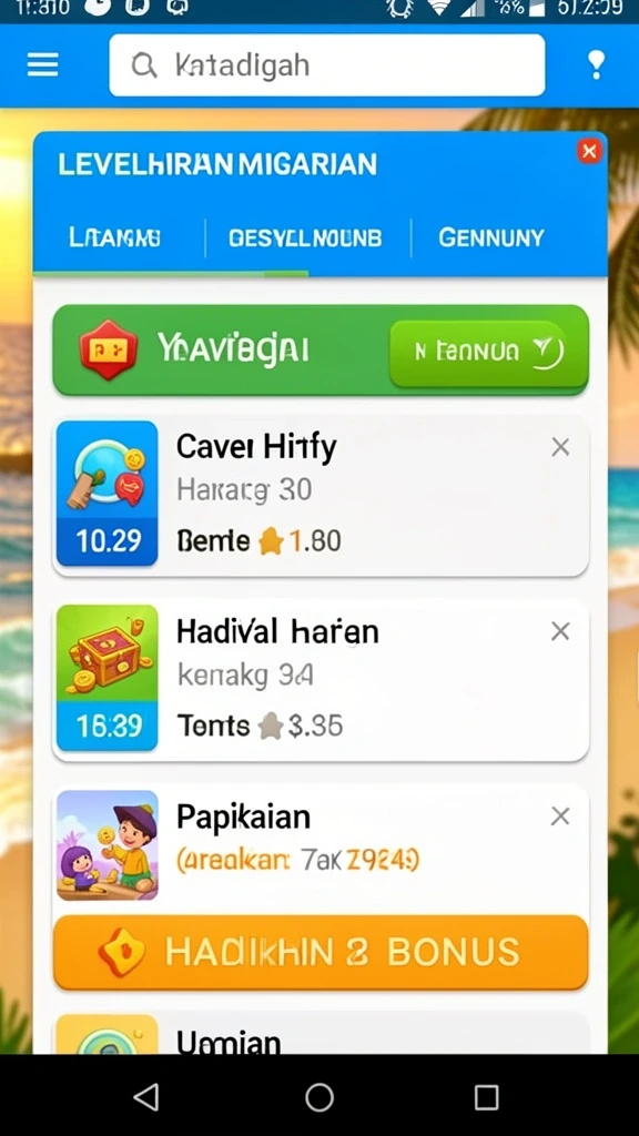 Fitur hint yang membantu saat kesulitan.