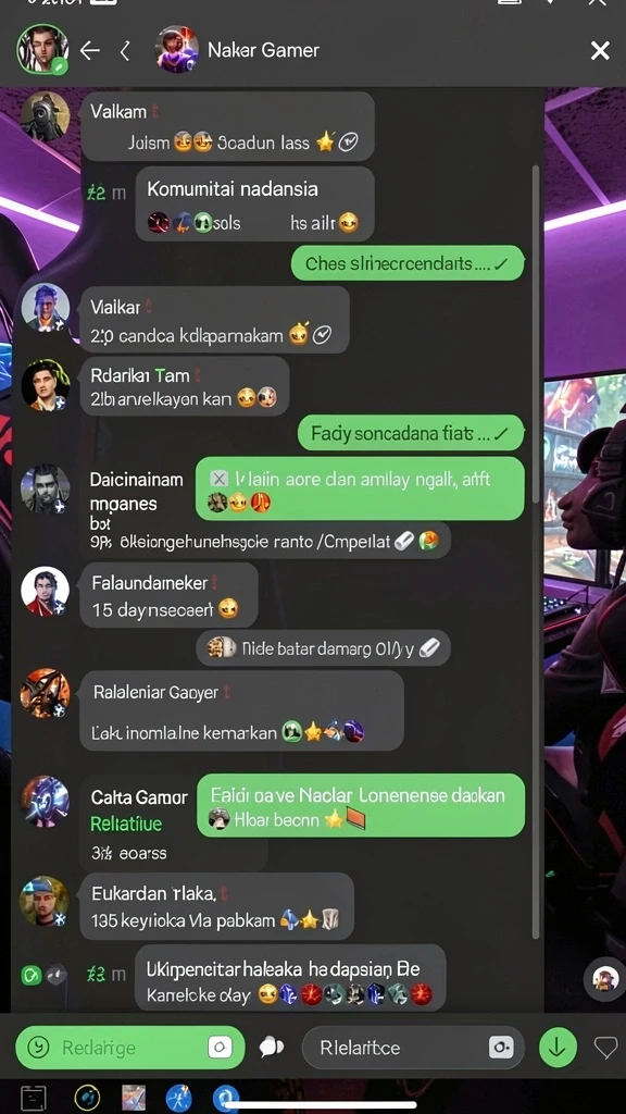 Fitur sosial untuk berinteraksi dengan pemain lain dan berbagi pengalaman.