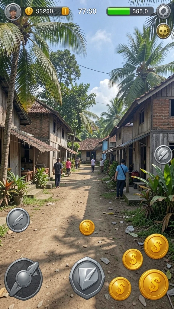 Gameplay yang seru dengan variasi level yang menantang.