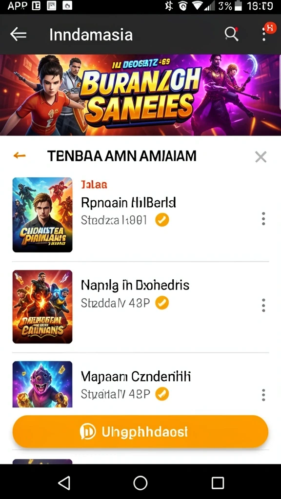 Mode permainan yang variatif dan menarik.