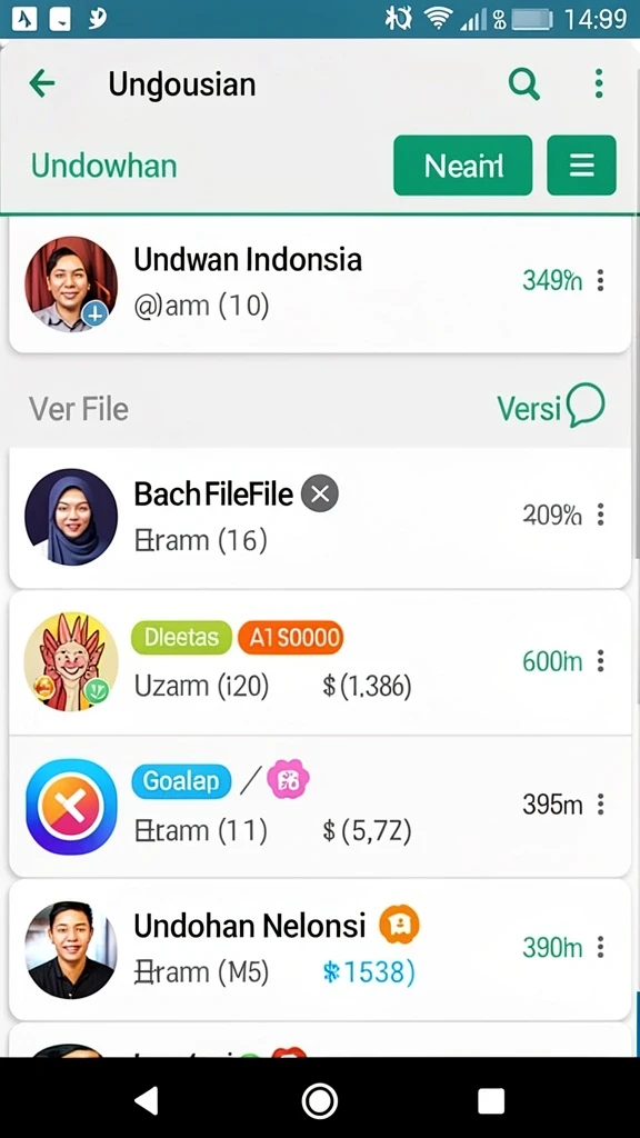 Karakter dengan kemampuan unik yang beragam.