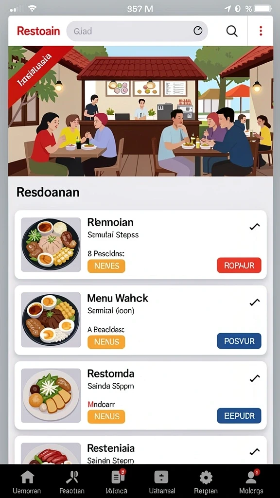 Tampilan antarmuka yang sederhana dan intuitif.