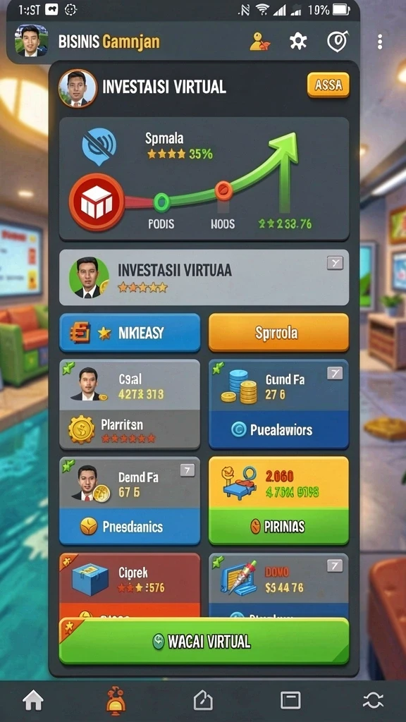 Screenshot menampilkan petualangan di hutan magis.