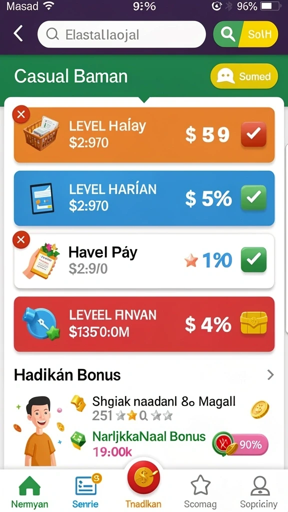 GACORMAX menampilkan karakter unik yang dapat dimainkan.
