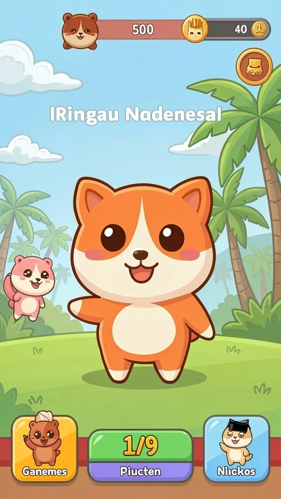 Tampilan awal yang menarik dan informatif.