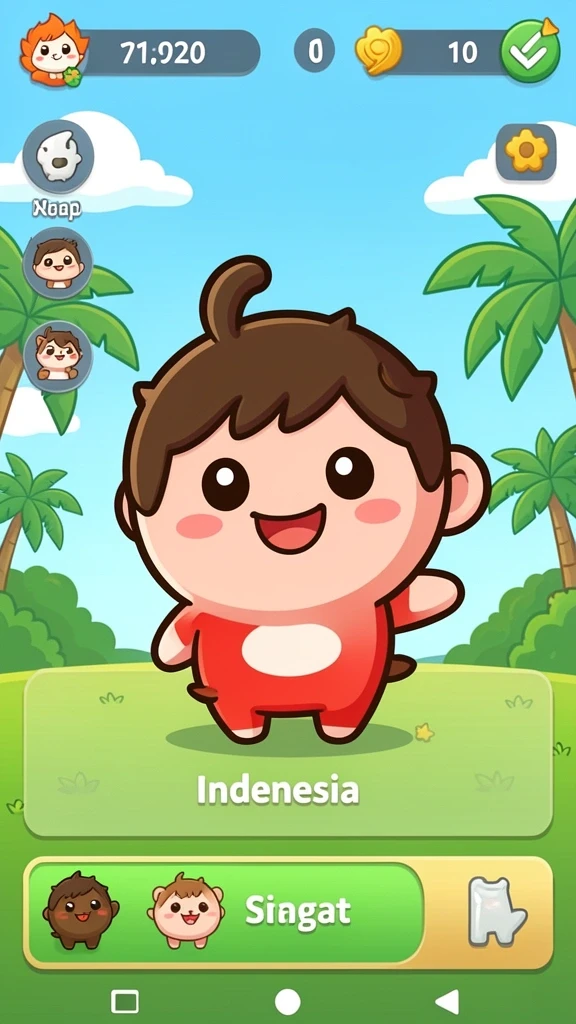 Karakter-karakter yang unik dan menarik.
