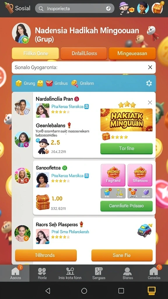 Mode multiplayer memungkinkan Anda bersaing dengan teman.