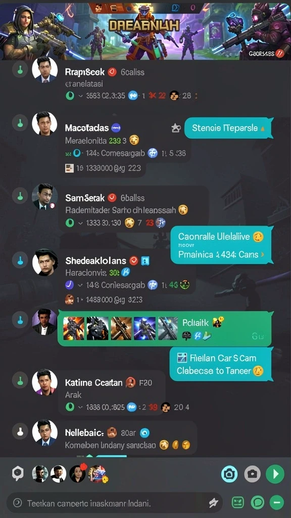 Tangkapan layar saat pemain berinteraksi dengan NPC di kota.