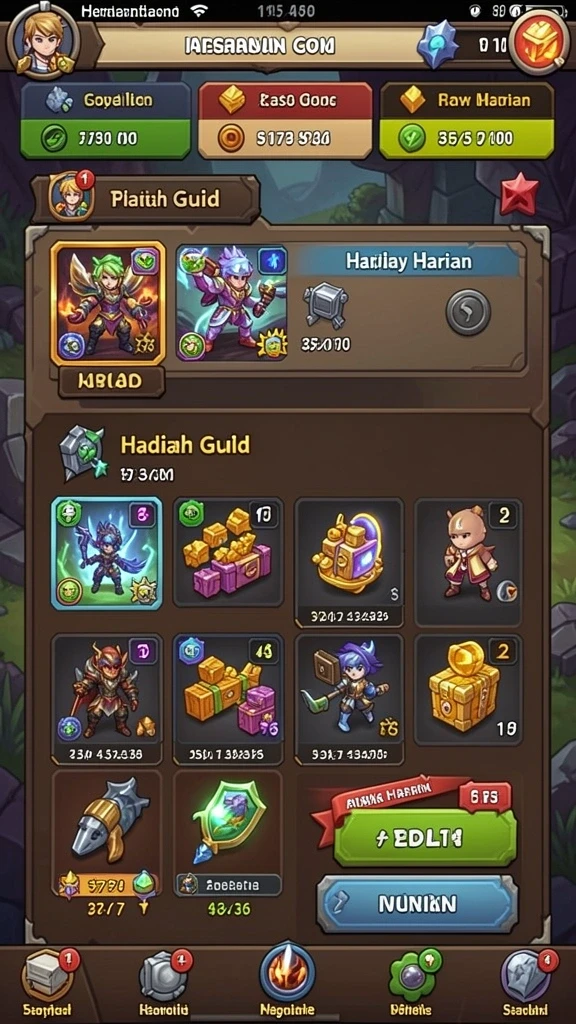 Screenshot memperlihatkan level baru yang menantang.