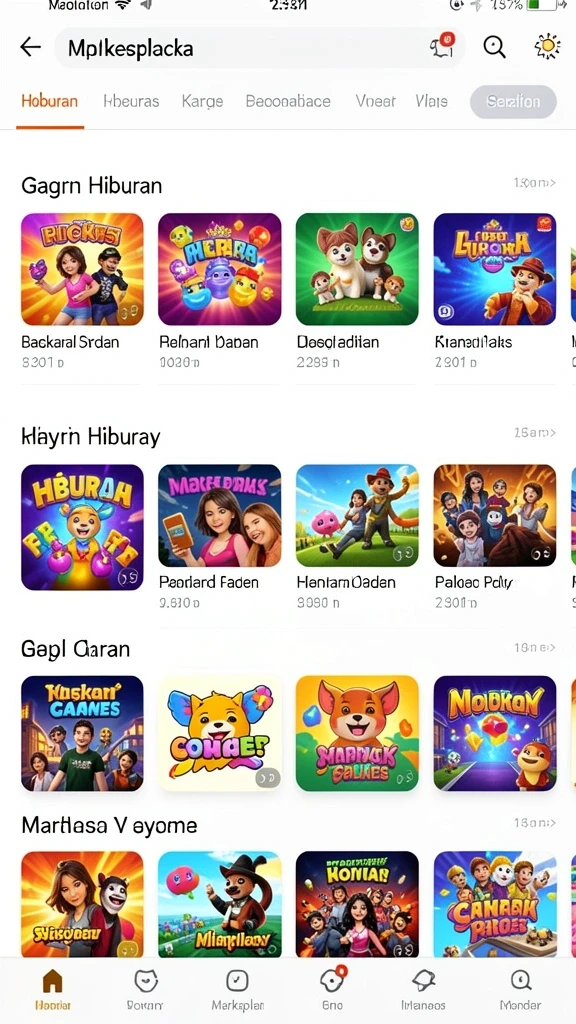 Screenshot menunjukkan interaksi sosial antar pemain.