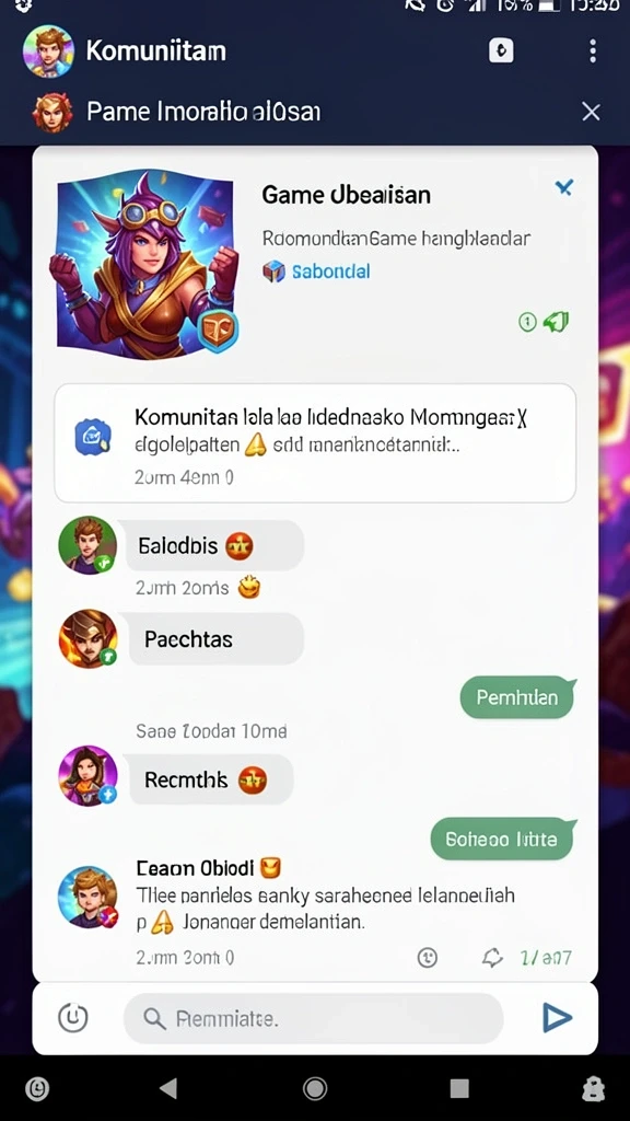Tangkapan layar memperlihatkan karakter utama dengan senjata legendaris.