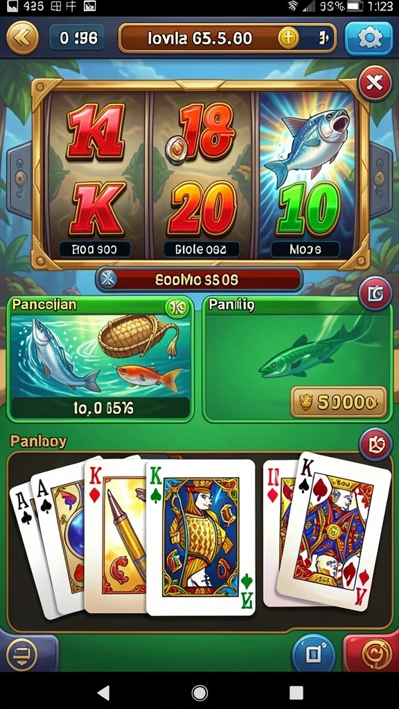 Tampilan permainan slot yang memikat dan berwarna-warni.