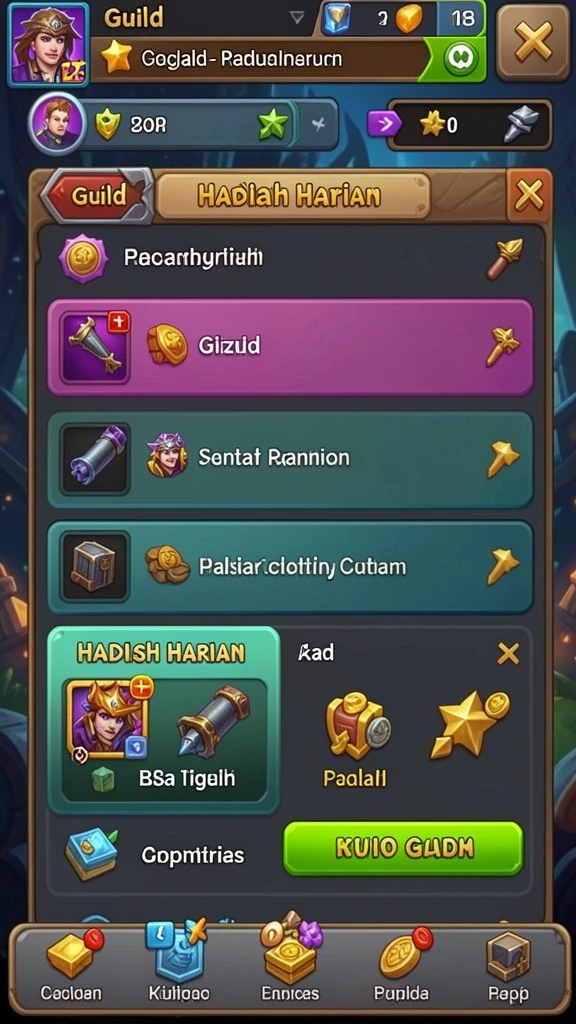Berbagai karakter dan level yang menantang untuk dijelajahi.