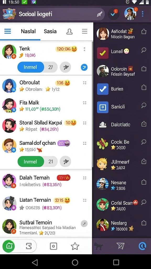 Saksikan aksi seru dalam level yang menantang.