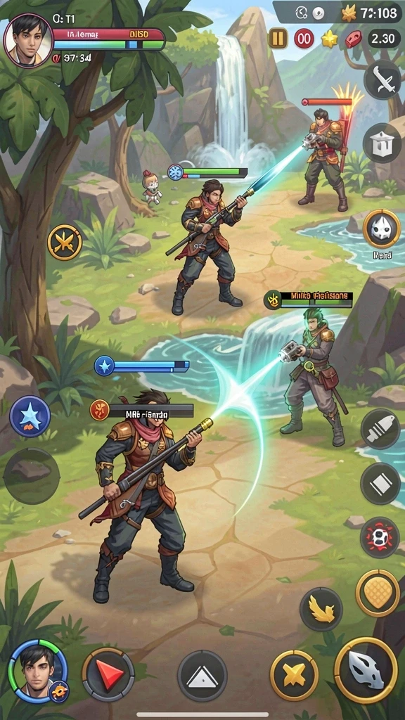 Gambar karakter utama dengan efek visual yang menarik.