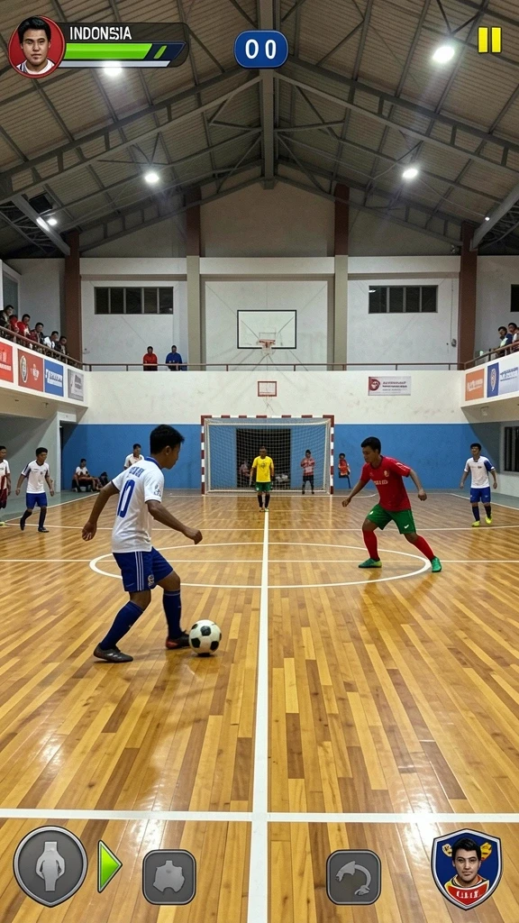Melihat grafis yang indah dari lingkungan permainan N06.