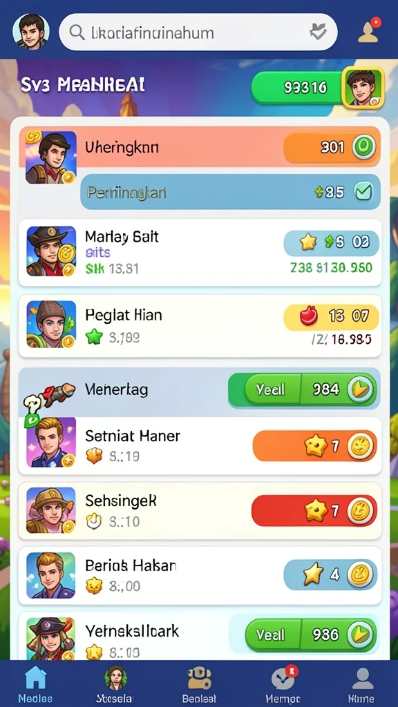 Screenshot menampilkan karakter utama dalam aksi petualangan.