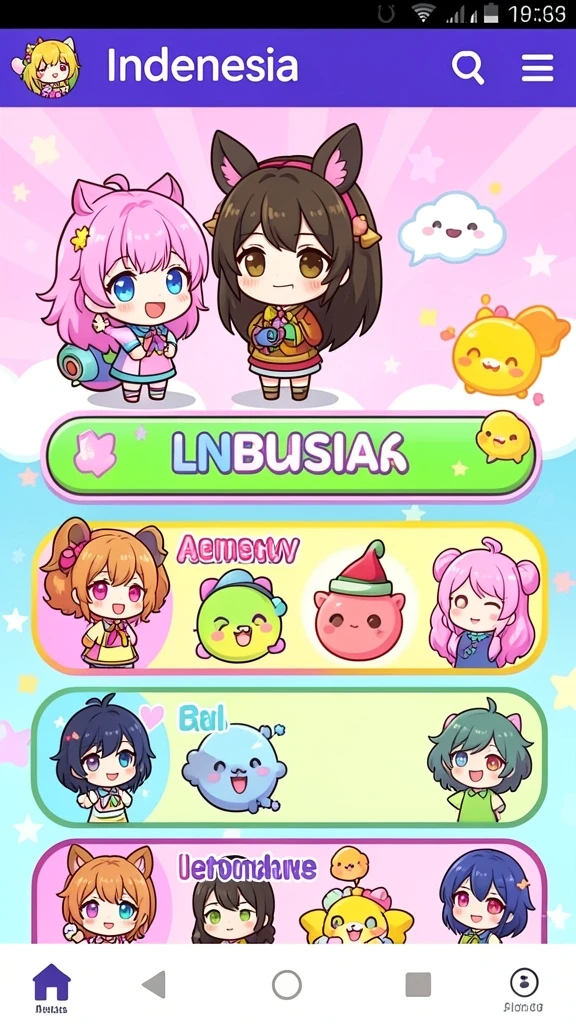 Tampilan antarmuka yang menarik dan user-friendly.