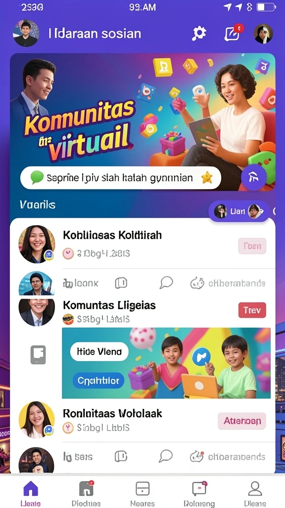 Karakter lucu yang siap berpetualang.
