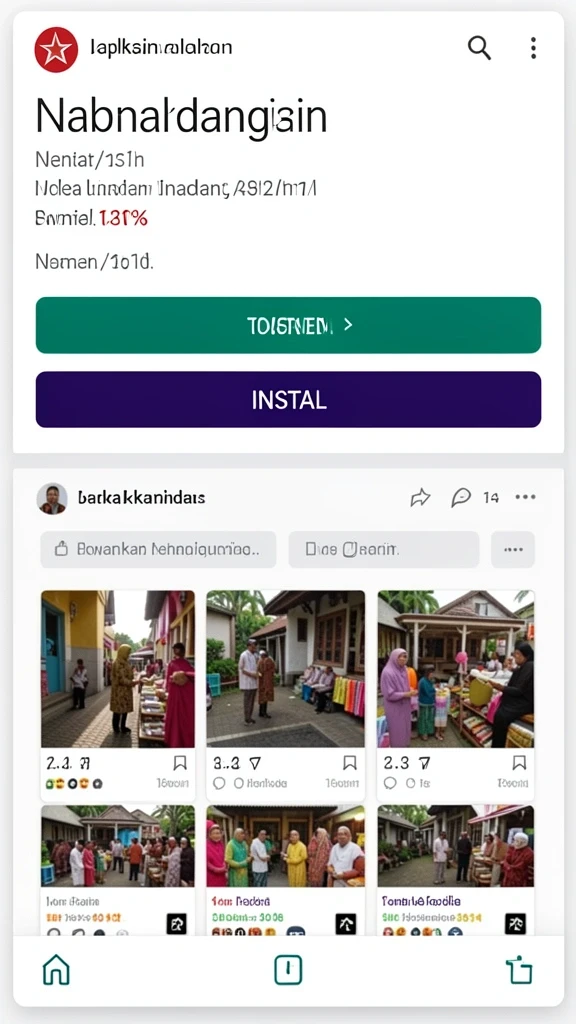 Tampilan antarmuka yang user-friendly dan menarik.