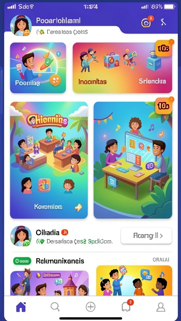 Screenshot memperlihatkan menu karakter dan kemampuan yang dapat dipilih.