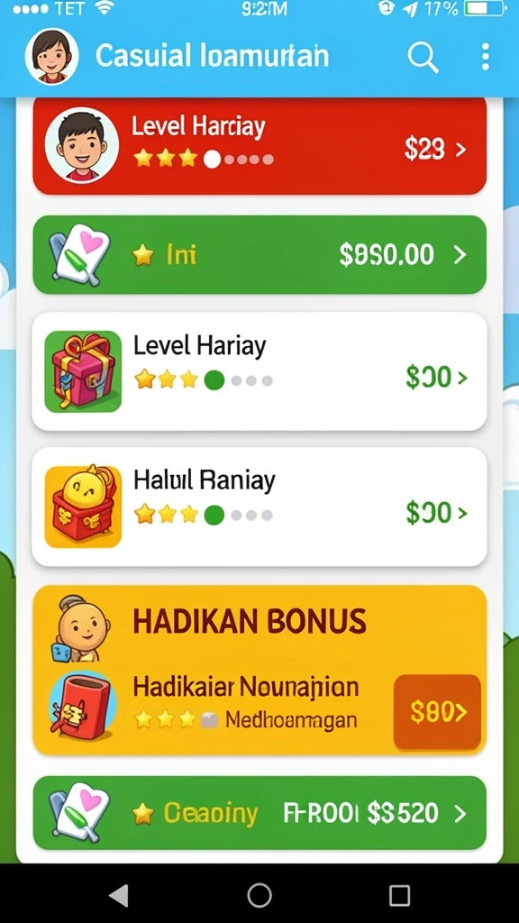 Beragam pilihan mesin slot dengan tema yang beragam.