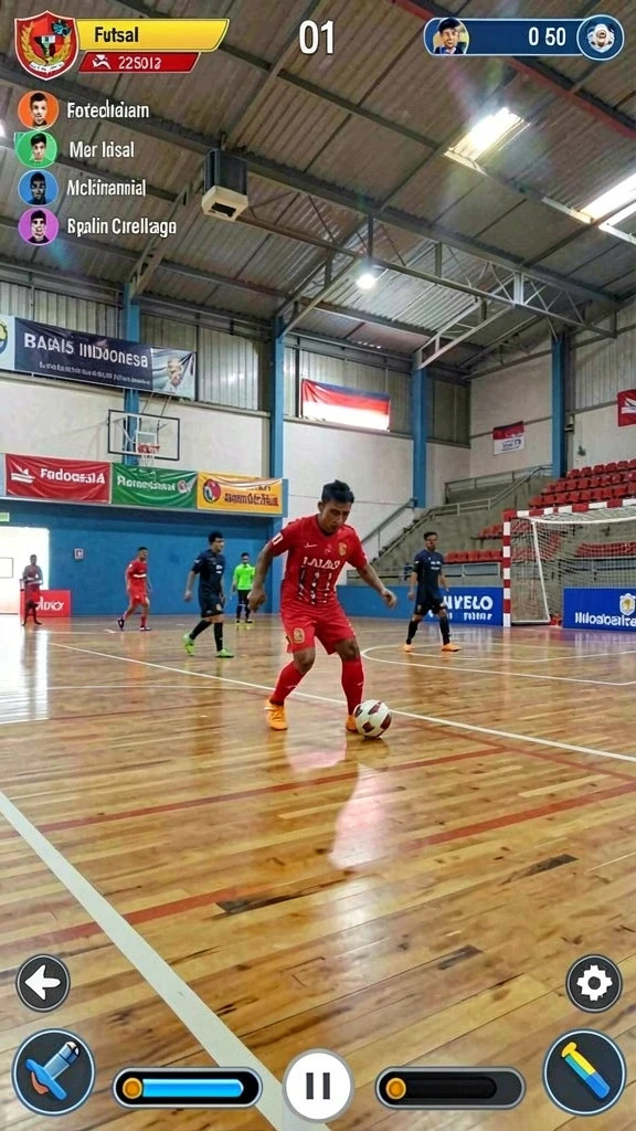 Interaksi antar pemain secara real-time dalam permainan.