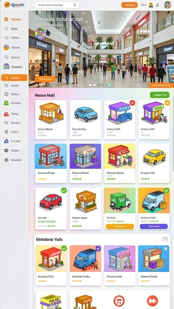 Pemandangan latar belakang yang memukau dan detail.