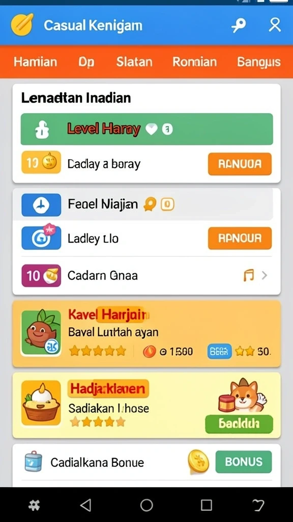 Menu permainan yang beragam dalam TEGALTOTO.