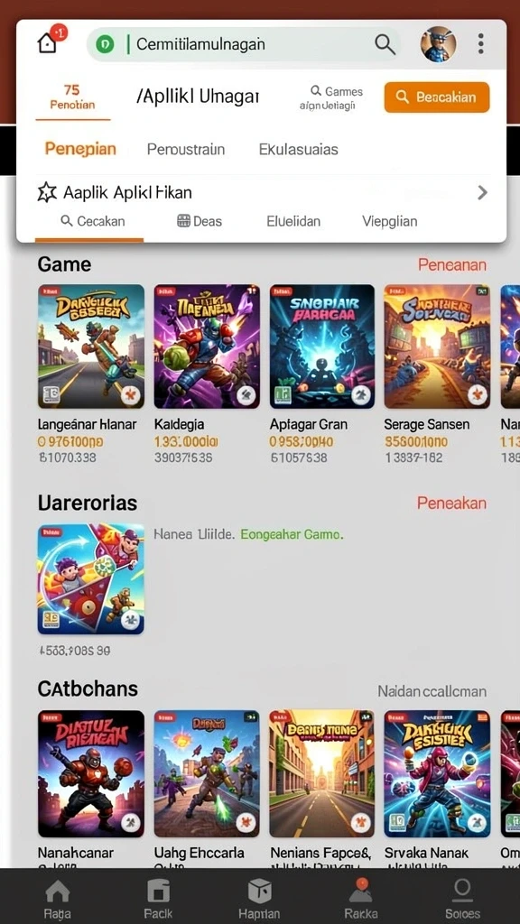 Tampilan grafis yang mengagumkan dari game.