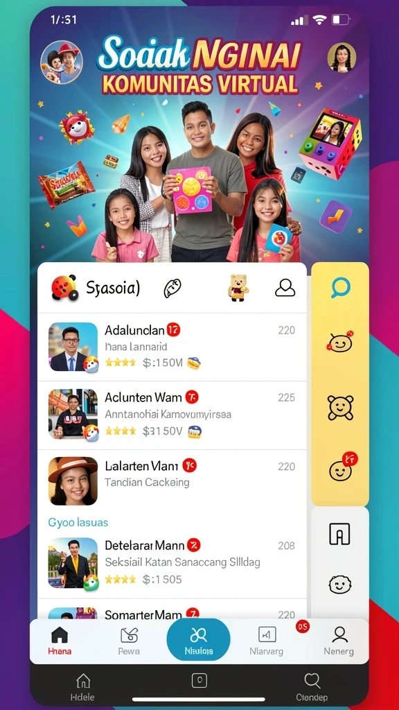 Sistem turnamen yang menarik dengan hadiah besar.