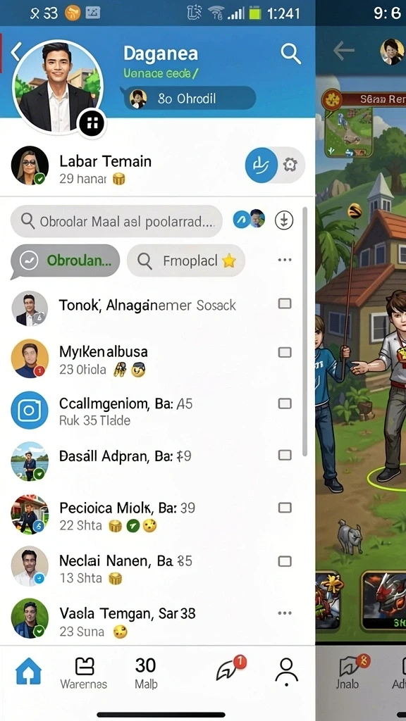 Fitur multiplayer yang memungkinkan bersaing dengan teman.